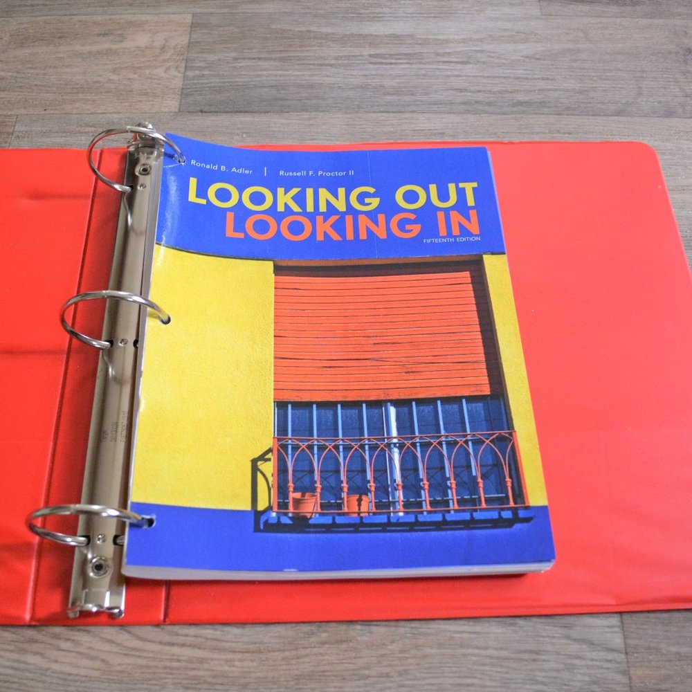 Looking Out Looking In By Ronald B. Adler Textbook